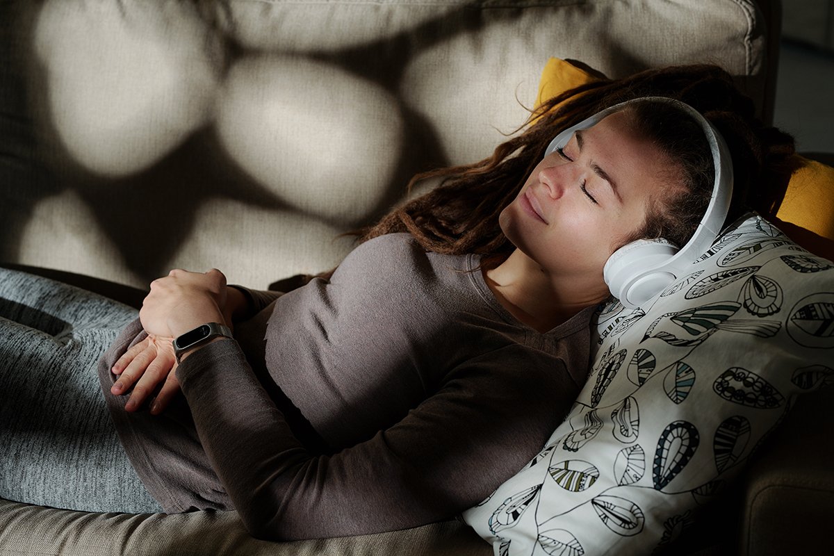woman practicing relaxation techniques