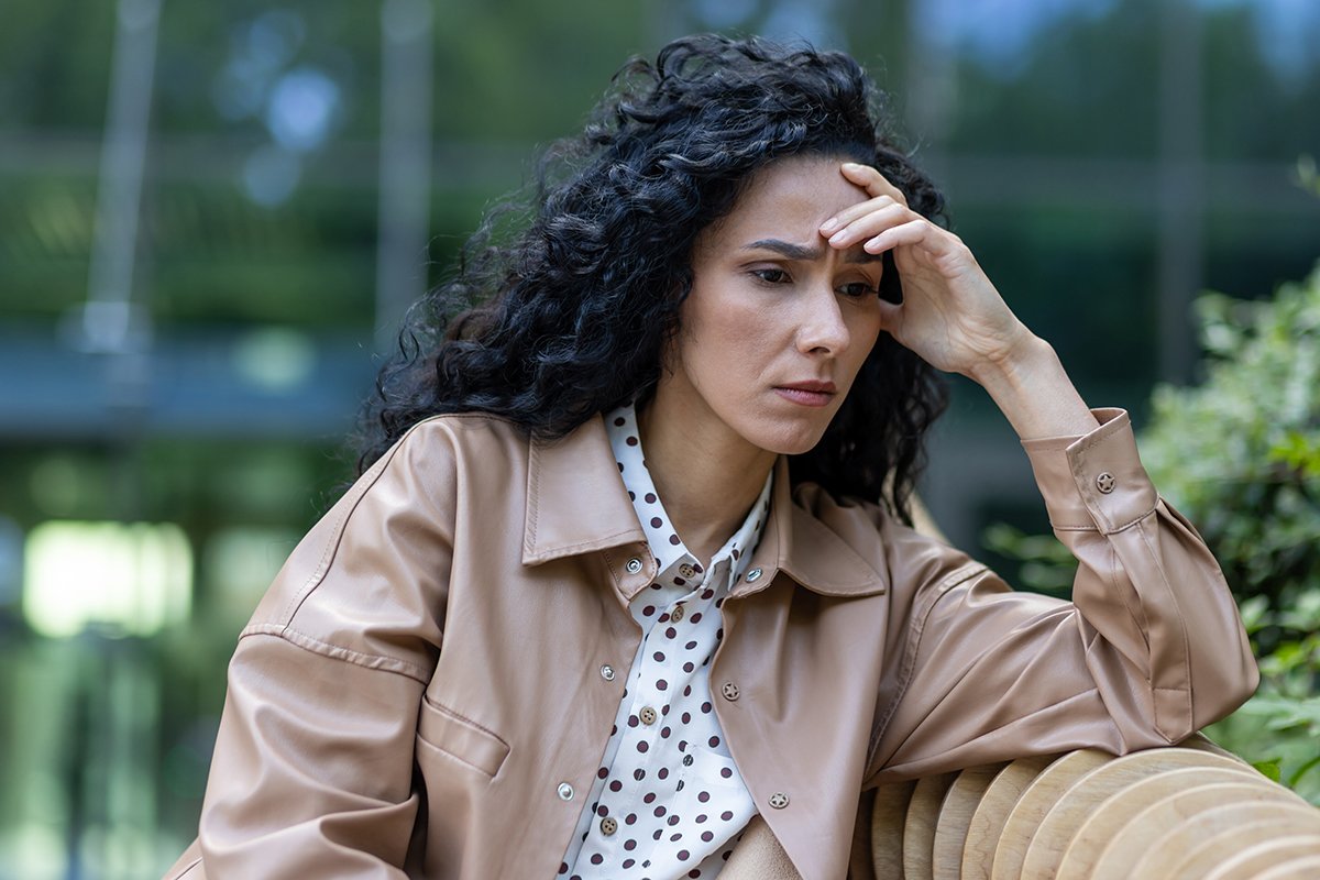 stressed out woman