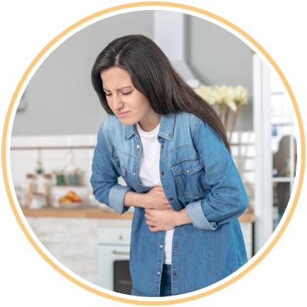woman with food sensitivities